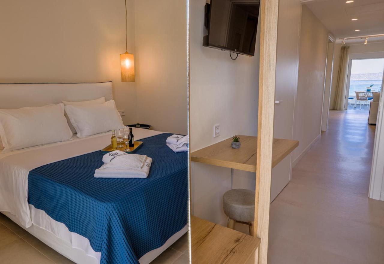 La Mer Bleue Beachfront Boutique Apartments Vrachati Ngoại thất bức ảnh